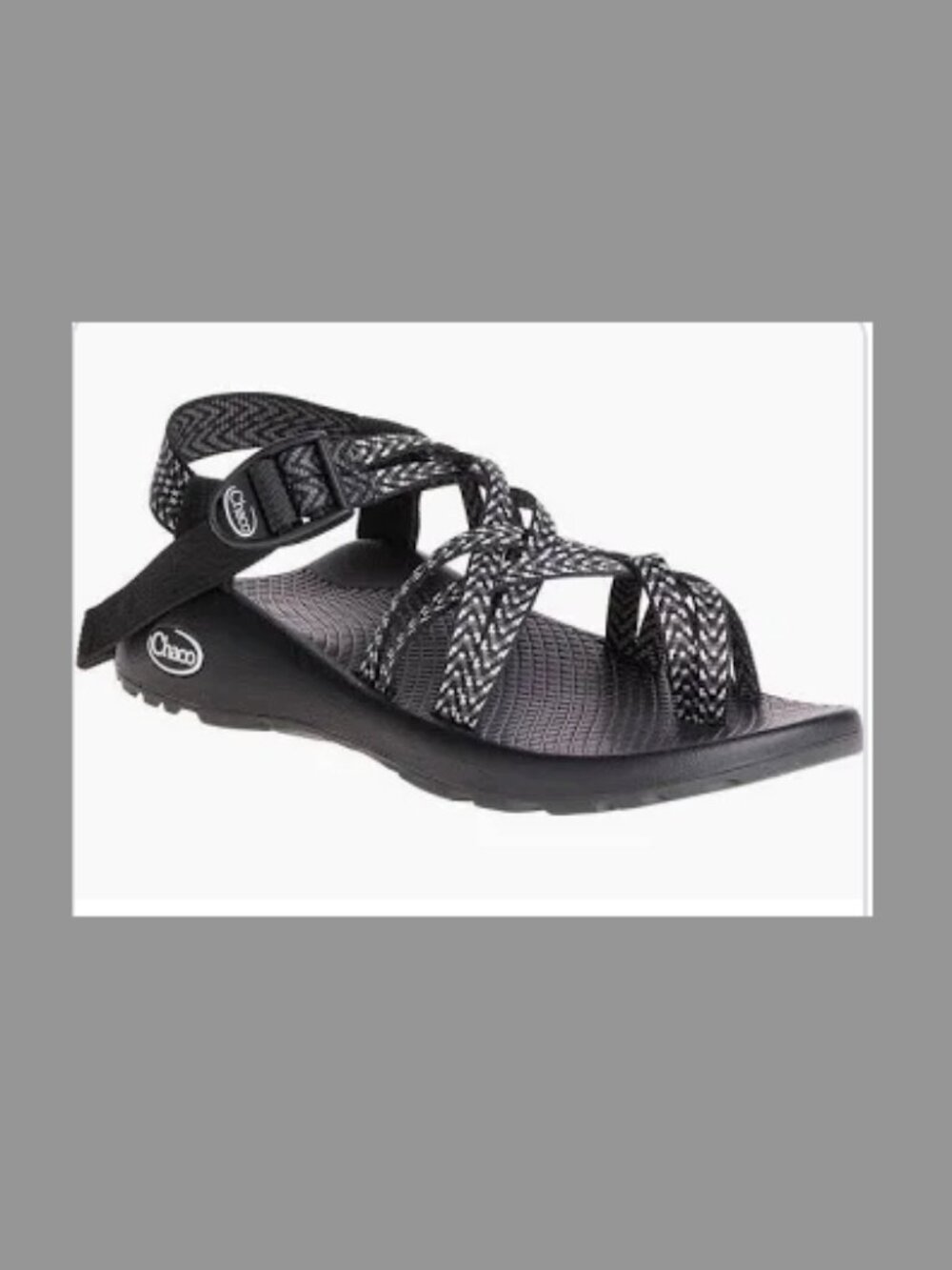 Chaco ZX/2 Classic Boost Black Comfort Sandal Size 8